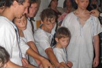 Первое крещение в храме Архистратига Михаила