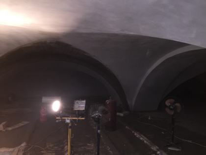 Штукатурка сводов центральная часть 28.01.2018