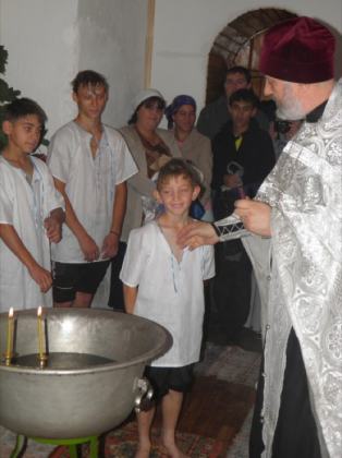 Первое крещение 28.08.2012