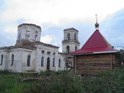 Сборка кровли часовни