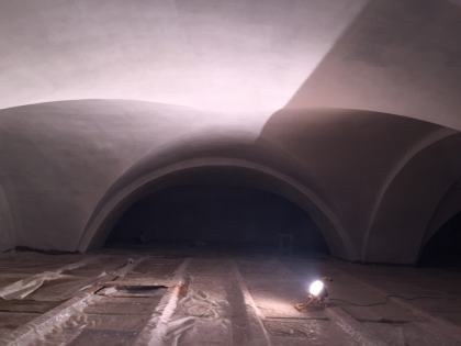 Штукатурка сводов центральная часть 28.01.2018