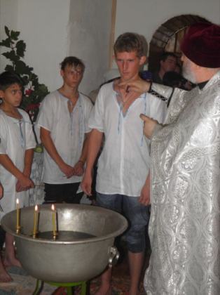 Первое крещение 28.08.2012