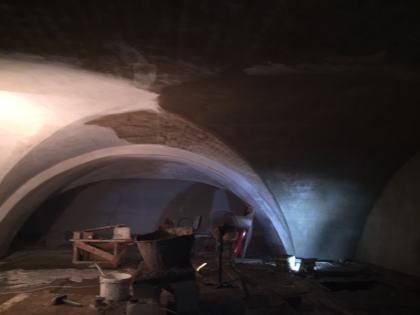 Штукатурка сводов центральная часть 28.01.2018