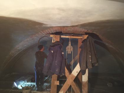Штукатурка сводов центральная часть 28.01.2018