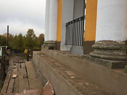Фасад колокольни до 26.10.18
