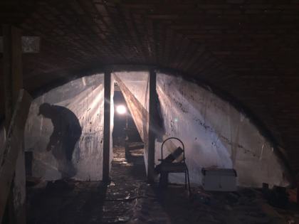 Штукатурка сводов центральная часть 28.01.2018